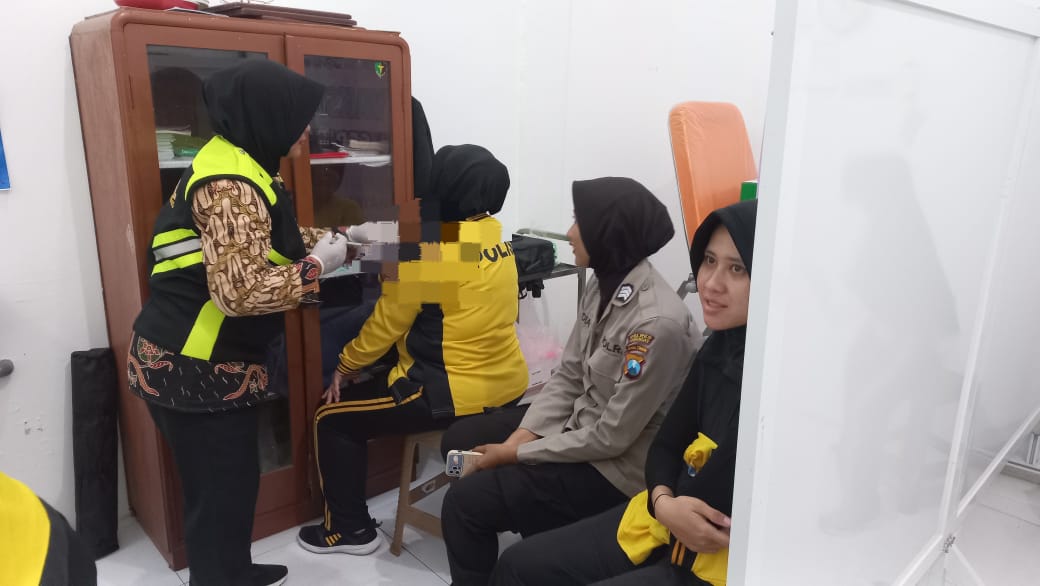Upaya Cegah Kanker Serviks, Polres Lamongan Gelar Vaksinasi untuk Polwan dan ASN Wanita