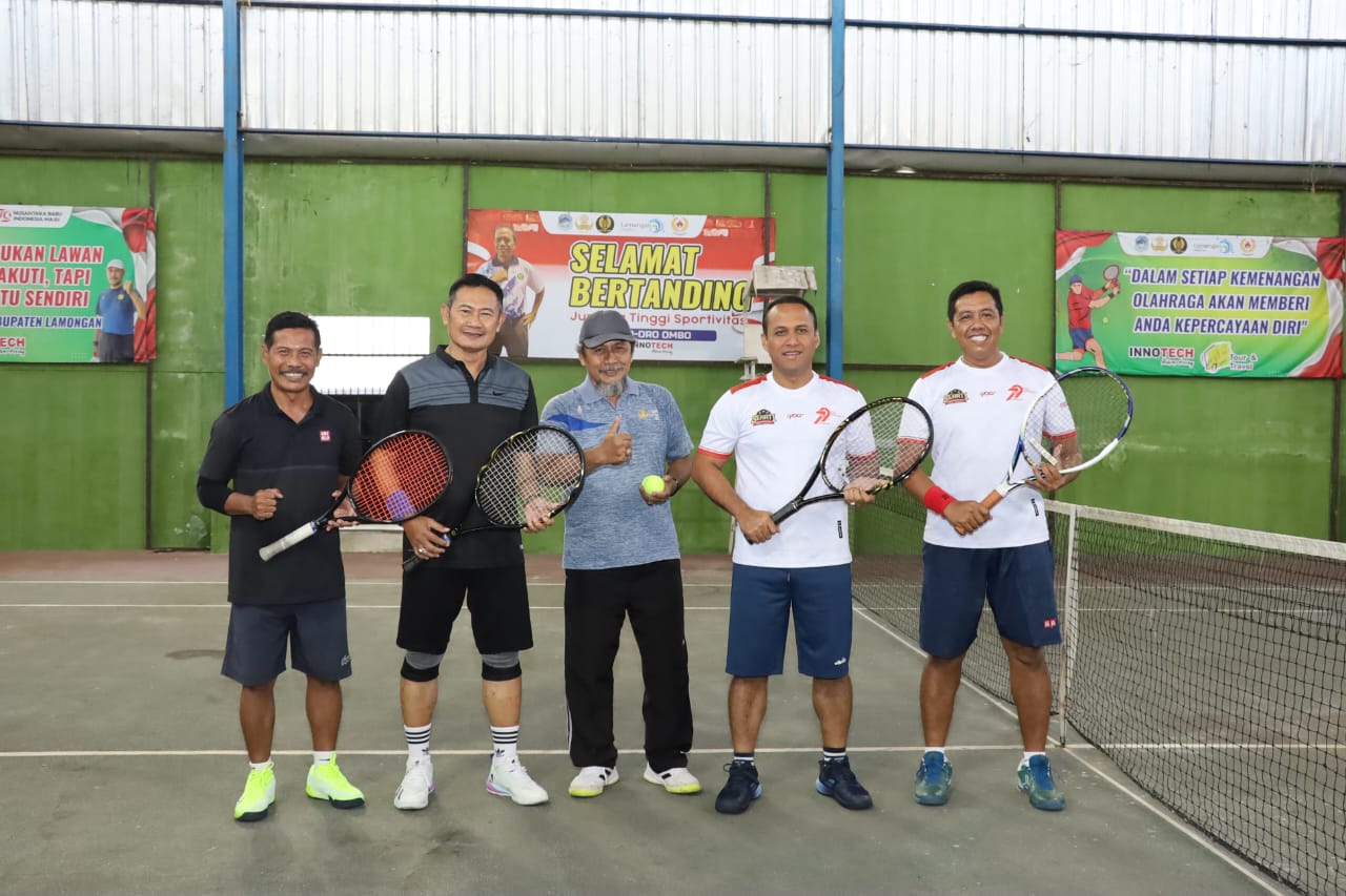 Kapolres Lamongan Hadiri Pembukaan Pertandingan Tenis Lapangan Dalam Rangka HUT ke-80 RI