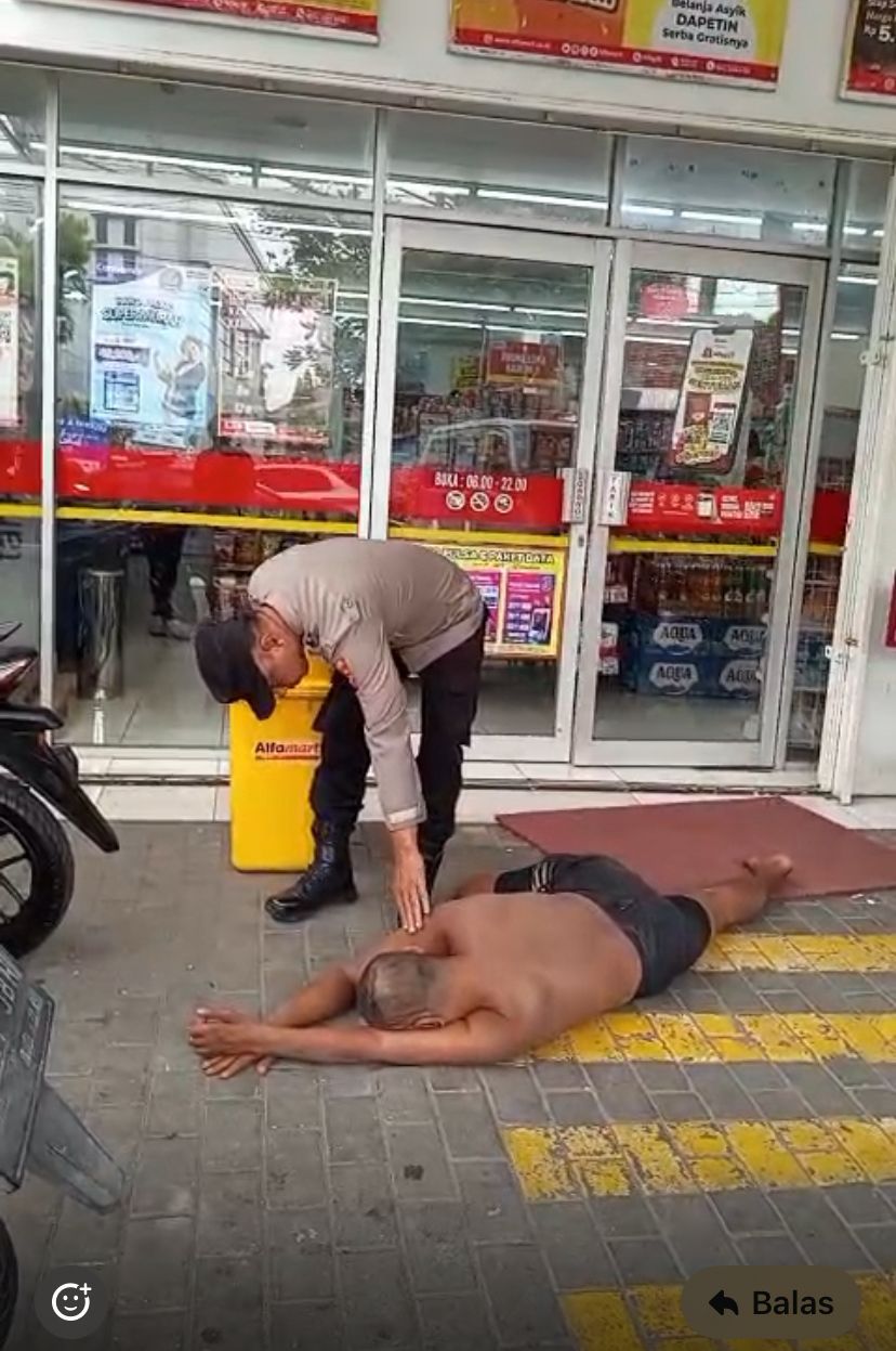 Tindak Lanjut Laporan Masyarakat Melalui Layanan Polisi 110, Polsek Lamongan Kota Amankan Situasi